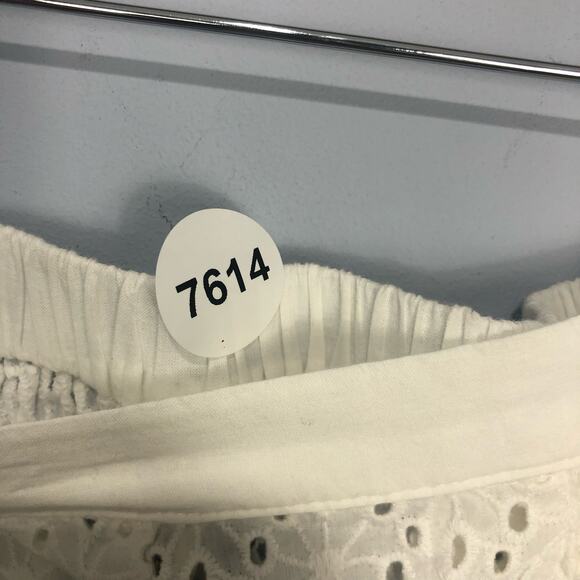NWT Spell Lottie Eyelet Wide Leg Pants White Size S - Picture 14 of 14